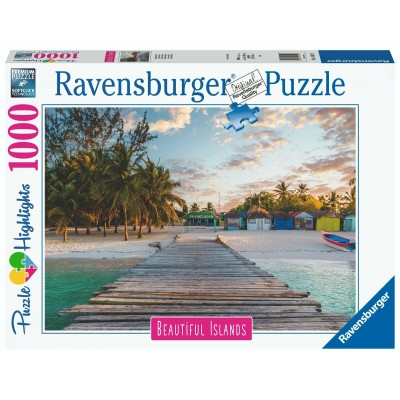 Puzzle  Ravensburger-00159 Beautiful Islands - Maldives