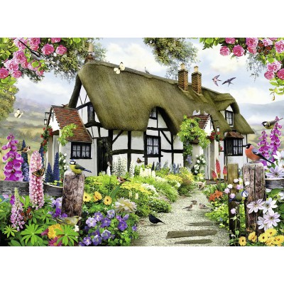 Puzzle  Ravensburger-00199 Verträumtes Cottage