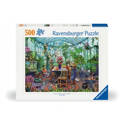 Puzzle Ravensburger-00207 Morgen im Gewächshaus