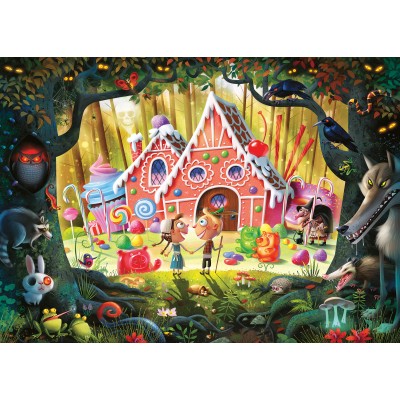 Puzzle  Ravensburger-00415 Hänsel und Gretel