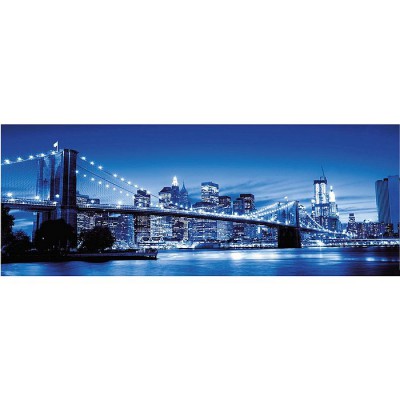 Puzzle  Ravensburger-00438 Leuchtendes New York