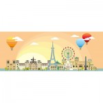 Puzzle  Ravensburger-00448 Tag in Paris