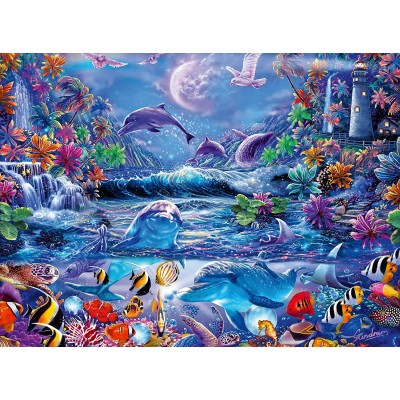 Puzzle  Ravensburger-00478 Sternlinie - Die Magie des Mondlichts