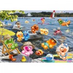 Puzzle  Ravensburger-00625 Gelini - Seepicknick