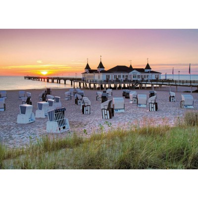 Puzzle  Ravensburger-00644 Ostseebad Ahlbeck, Usedom