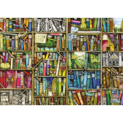 Puzzle Ravensburger-00645 Colin Thompson: Magisches Bücherregal