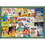 Puzzle  Ravensburger-00689 Vintage Posters Disney