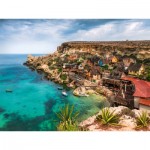 Puzzle  Ravensburger-00739 Popeye Dorf, Malta