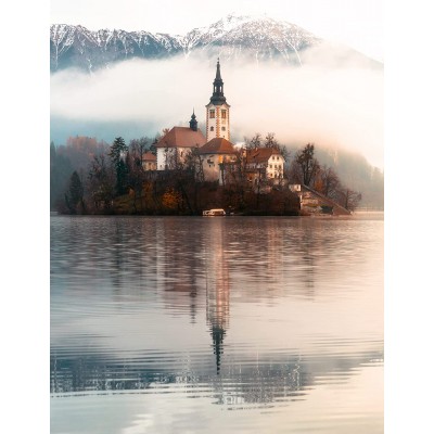 Puzzle  Ravensburger-00740 Die Insel der Wünsche, Bled, Slowenien