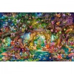 Puzzle  Ravensburger-00810 Das Feenreich - Aimee Steward