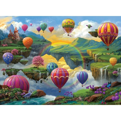 Puzzle  Ravensburger-01190 Ballon-Tal