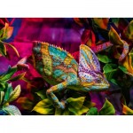  Ravensburger-01333 Chamäleon - Highlight Puzzle - Bunte Tiere