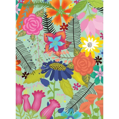 Puzzle Ravensburger-01382 Dschungel der Blumen