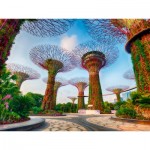 Puzzle  Ravensburger-01396 Singapore Bay Garden