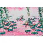 Puzzle  Ravensburger-01420 Rosa Seerosen