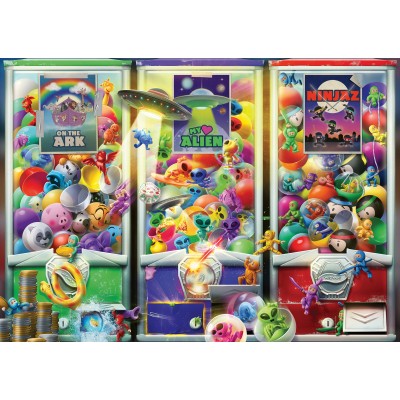 Puzzle  Ravensburger-01482 Tiere - Aliens und Ninjas