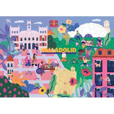 Puzzle Ravensburger-01490 Valladolid - Marie Boiseau