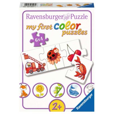  Ravensburger-03007 6 Puzzles - My First Color Puzzles
