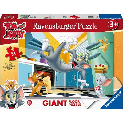  Ravensburger-03126 Riesen-Bodenpuzzle - Tom & Jerry
