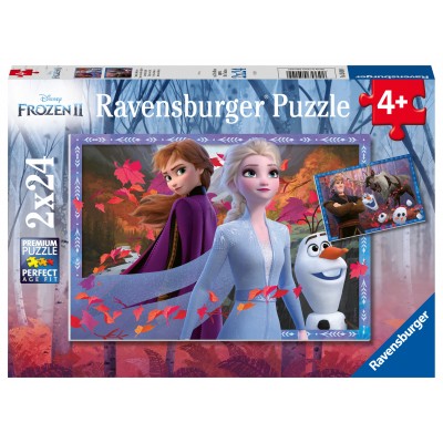  Ravensburger-05010 2 Puzzles - Frozen II