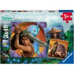  Ravensburger-05098 3 Puzzles - Raya