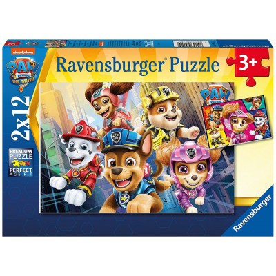 Ravensburger-05151 2 Puzzles - Paw Patrol