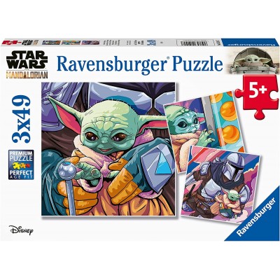  Ravensburger-05241 3 Puzzles - Star Wars - The Mandalorian