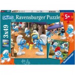  Ravensburger-05625 3 Puzzles - The Smurfs