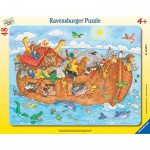  Ravensburger-06604 48 Teile Rahmenpuzzle -  Die Arche Noah