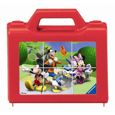 Ravensburger-07465 Würfelpuzzle - Mickey und Donald