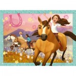 Puzzle  Ravensburger-10055 XXL Teile - Dreamworks - Spirit Riding Free