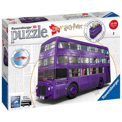  Ravensburger-11158 3D Puzzle - Harry Potter - Magicobus