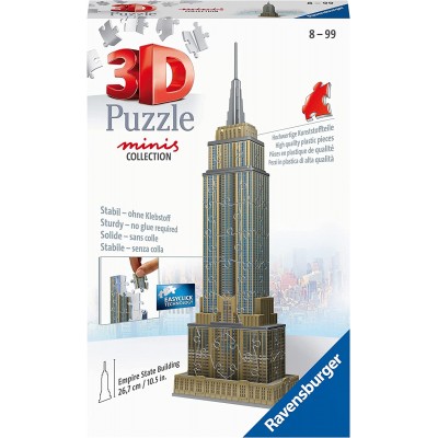  Ravensburger-11271 3D Puzzle - Mini Empire State Building
