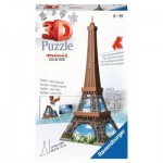  Ravensburger-12536 3D Puzzle - Mini Eiffel Tower