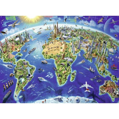 Puzzle Ravensburger-12722 XXL Teile - Große, weite Welt