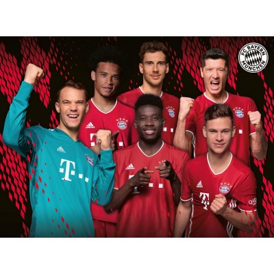 Puzzle Ravensburger-12918 XXL Teile - FC Bayern