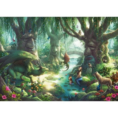  Ravensburger-12955 Exit Puzzle Kids - The Magical Forest