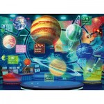 Puzzle  Ravensburger-12981 XXL Teile - Planet Holograms