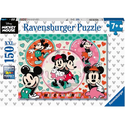 Puzzle Ravensburger-13325 XXL Teile - Mickey and Minnie