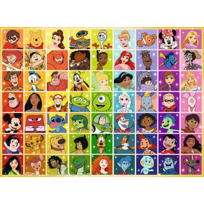 Puzzle  Ravensburger-13332 XXL Teile - The Disney Color Palette