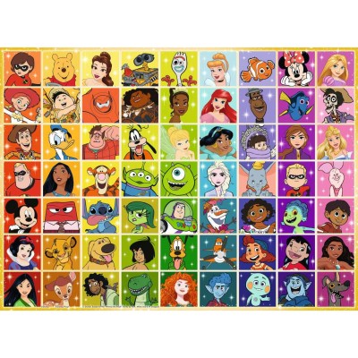 Puzzle Ravensburger-13332 XXL Teile - The Disney Color Palette