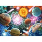 Puzzle  Ravensburger-13346 XXL Teile - Sterne und Planeten