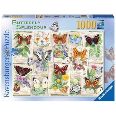 Puzzle Ravensburger-15261 Butterfly Splendour