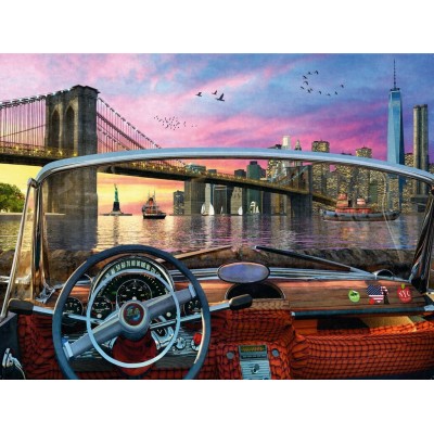 Puzzle Ravensburger-15267 Brücke in Brooklyn