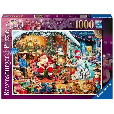 Puzzle Ravensburger-15354 Let's visit Santa