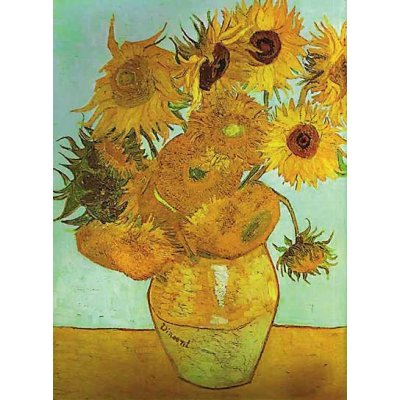 Puzzle  Ravensburger-16206 Van Gogh: Sonnenblumen
