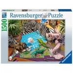 Puzzle  Ravensburger-16822 Adventure and Origami