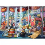 Puzzle  Ravensburger-16925 Tom and Jerry
