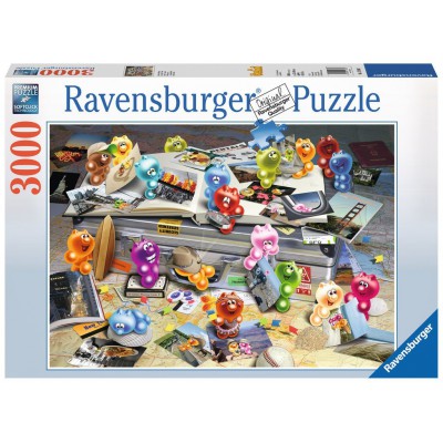 Puzzle Ravensburger-17064 Gelini auf Reisen