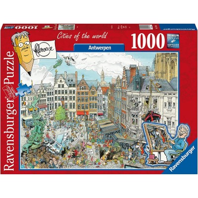 Puzzle  Ravensburger-17144 Fleroux - Antwerpen